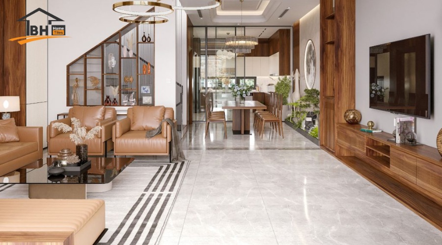 Kiểm tra chất lượng gạch lát nền bằng độ phẳng, độ cứng và khả năng chống thấm