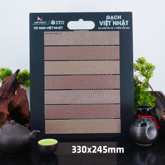 Gạch Trang Trí BGE AuroraTile Grand – Gạch Vỉ Thanh Đũa Màu Sắc Rực Rỡ Lớn 245x325mm