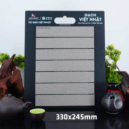 Gạch Trang Trí BGE AuroraTile Grand – Gạch Vỉ Thanh Đũa Màu Sắc Rực Rỡ Lớn 245x325mm