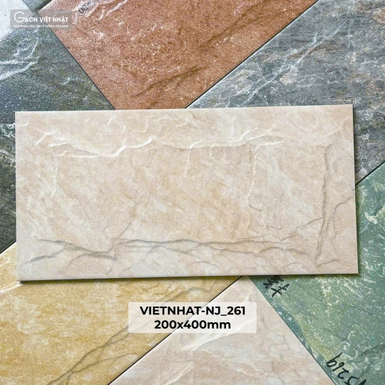 Gạch Việt Nhật 20×40cm – NJ_261 | Vân đá tone kem ngà tự nhiên ngôn ngữ thiết kế bền vững theo thời gian Bhhometiles