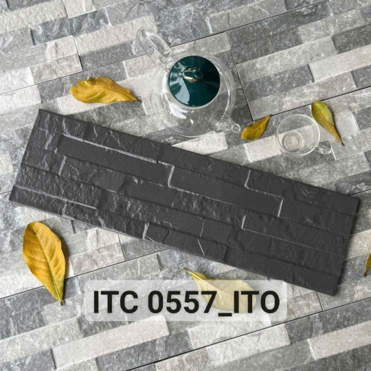 🪨 Gạch ITO 15x50cm | ITO-ITC_0557 Vân đá điểm nhấn cho công trình cao cấp