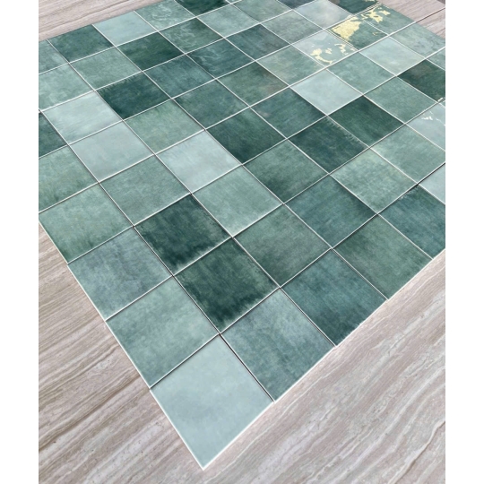 GẠCH THẺ 10×10CM BHHOMETILES – MỘT MẢNG XANH, ĐỦ ĐỂ KHÔNG GIAN KHÁC ĐI