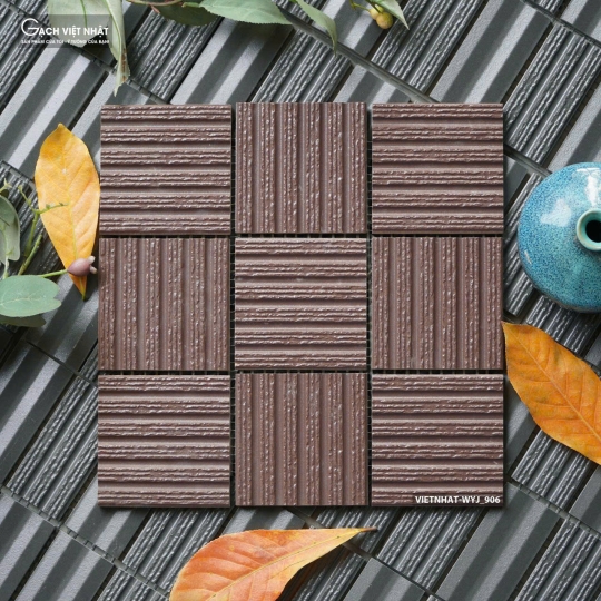 Gạch Việt Nhật WYJ 906 – Nghệ Thuật Phối Chip Mosaic Tạo Nên Cảm Xúc Thị Giác Đầy Tinh Tế