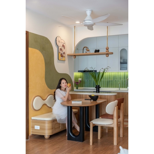 Gạch thẻ xanh mint pastel 75x300mm – Nhẹ nhàng, trẻ trung kiểu Hàn AQUA 75306C