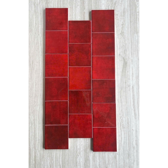 ❤️ GẠCH THẺ 10×10CM BHHOMETILES – SẮC ĐỎ CHO NHỮNG KHÔNG GIAN CÓ CÁ TÍNH
