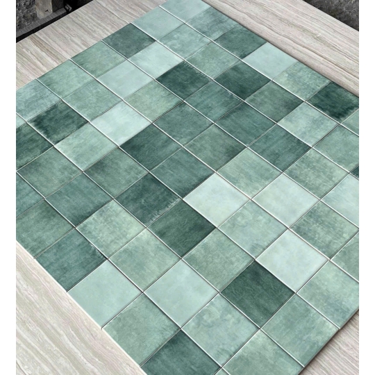 GẠCH THẺ 10×10CM BHHOMETILES – MỘT MẢNG XANH, ĐỦ ĐỂ KHÔNG GIAN KHÁC ĐI