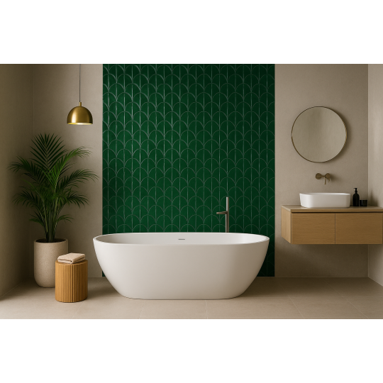 🌿 Gạch Mosaic Lá MHL 33 – Vẻ đẹp thiên nhiên trong từng đường nét BHHOMETILES