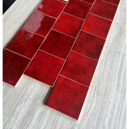 ❤️ GẠCH THẺ 10×10CM BHHOMETILES – SẮC ĐỎ CHO NHỮNG KHÔNG GIAN CÓ CÁ TÍNH