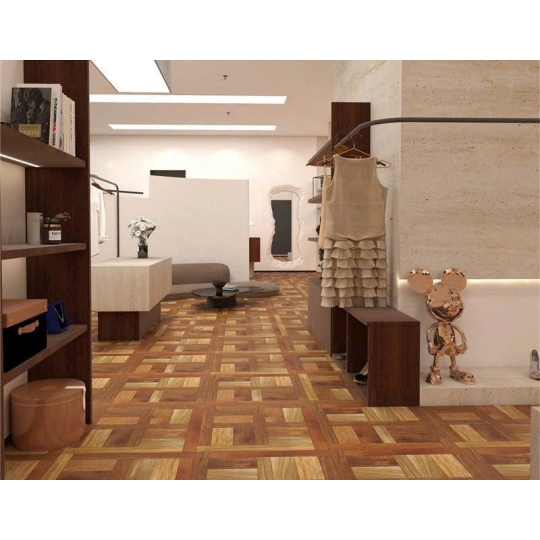 🌿 Gạch vân gỗ Frost Oak 60x60 YS 6977 – Ấm áp giữa sắc lạnh Bắc Âu