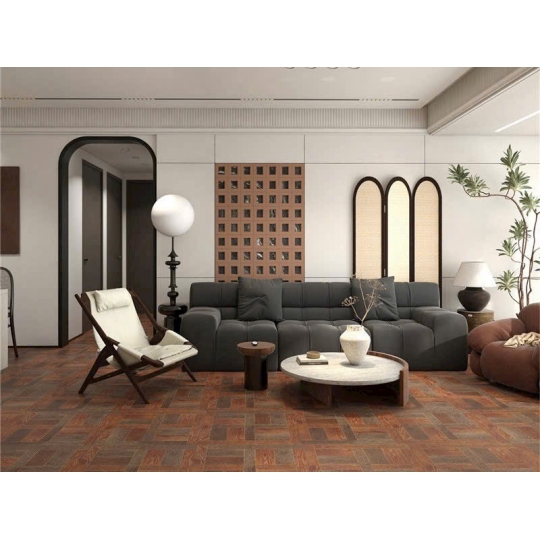 ❄️ Gạch vân gỗ Nordic Light 60x60cm YS 6976 – Thanh thoát phong cách Bắc Âu