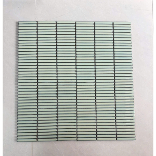 Gạch Mosaic Thẻ Que Màu Xanh Lam Nhẹ MHT 048