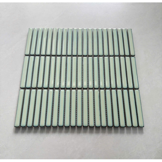 Gạch Mosaic Thẻ Que Màu Xanh Lam Nhẹ MHT 048