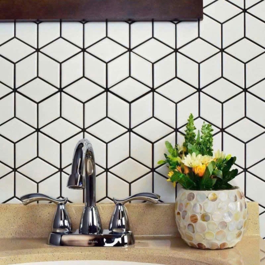 Mosaic Kim Cương Trắng MHG 368 – Đẳng Cấp, Tinh Tế