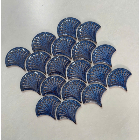 Gạch Mosaic Vảy Cá MHF 02 – Tinh Hoa Nghệ Thuật Trang Trí