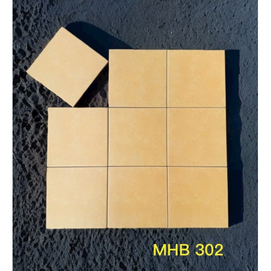 Gạch bông 200x200 – Hoa văn vàng kem sang trọng GB 302