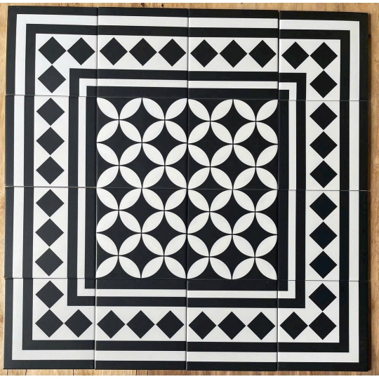 GẠCH VIỀN VÀ GÓC ĐẸP CHO GẠCH BÔNG 200X200MM