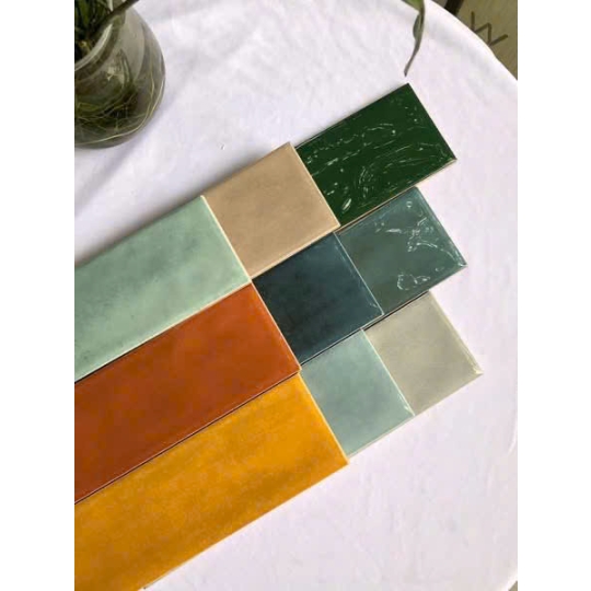 Gạch Thẻ Xanh Mint 75x300mm – Nhẹ Nhàng & Trẻ Trung, Phù Hợp Studio AQUA