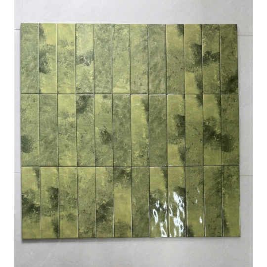Gạch Thẻ Màu Xanh Rêu Đậm 75x300mm – Cổ Điển & Sang Trọng Cho Không Gian Riêng AQUA 75361