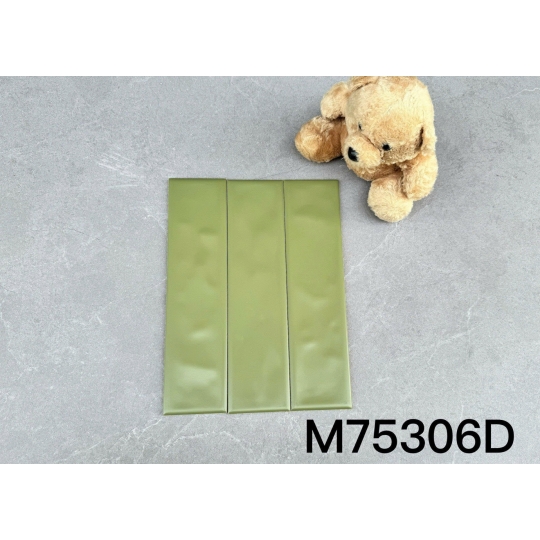 Gạch thẻ xanh mint pastel 75x300mm – Nhẹ nhàng, trẻ trung kiểu Hàn AQUA 75306C