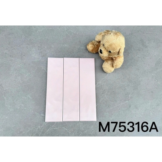 Gạch thẻ hồng pastel 75x300mm – Chill, sáng và dễ thương AQUA 75316C