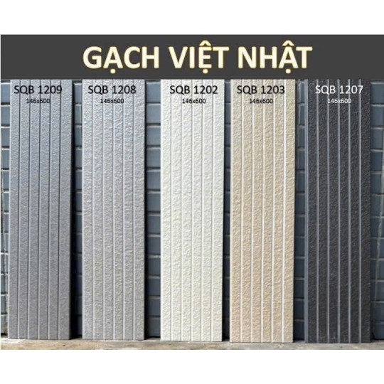 GẠCH VIỆT NHẬT ĐỒNG CHẤT 146X600MM CAO CẤP SQB
