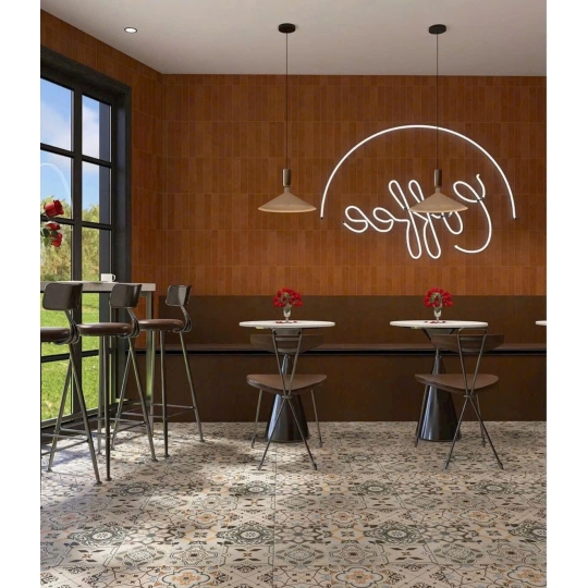 Gạch thẻ Terracotta Retro Mix 300x600mm – Đất nung cổ điển MHR 114b