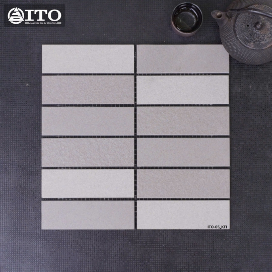 Gạch vỉ ITO KFI 300x300mm – Phối màu tinh tế, điểm nhấn kiến trúc Nhật Bản