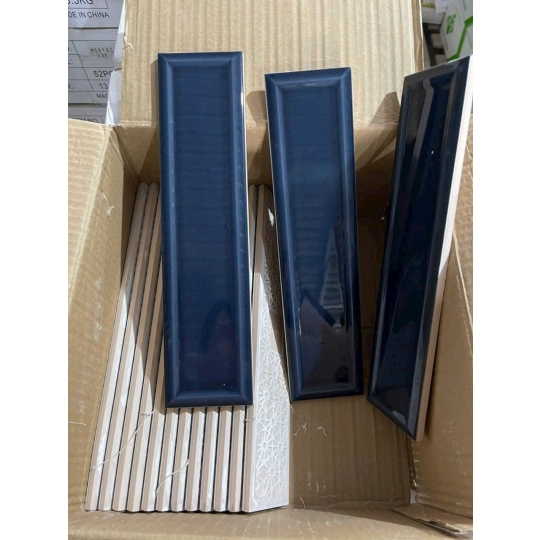 Gạch thẻ 75x300 Xanh coban Aqua 6818