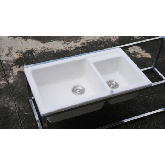 Chậu Đá Rửa Chén Nhân Tạo 2 Ngăn PrimeDuo S2N-15