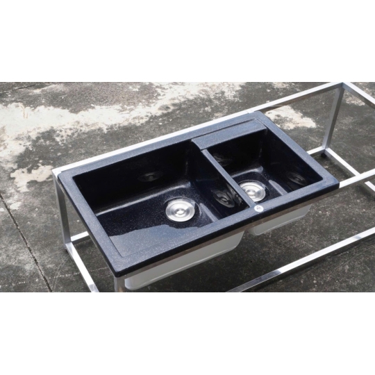 Chậu Đá Rửa Chén Nhân Tạo 2 Ngăn PrimeDuo S2N-15