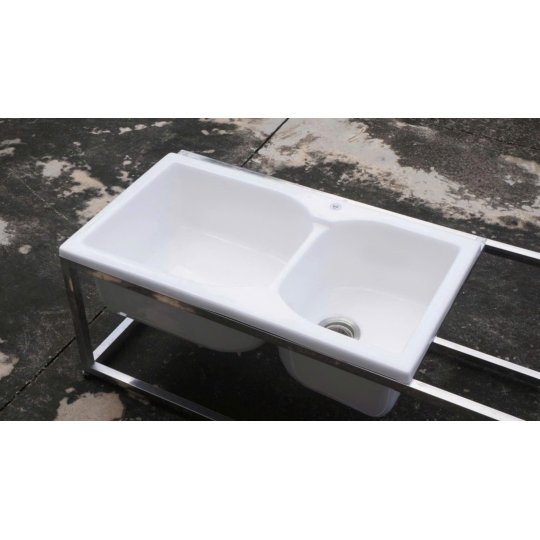 Chậu Đá Rửa Chén Nhân Tạo 2 Ngăn DuoPure S2N-16