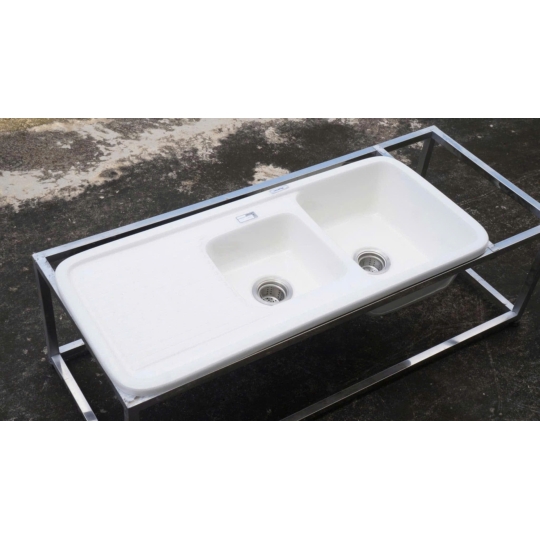 Chậu Đá Rửa Chén Nhân Tạo 2 Ngăn TwinStone S2NC