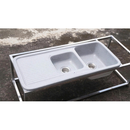 Chậu Đá Rửa Chén Nhân Tạo 2 Ngăn TwinStone S2NC