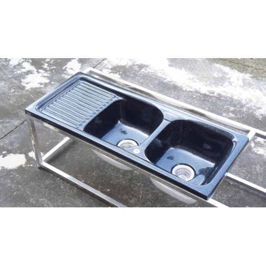 Chậu Đá Rửa Chén Nhân Tạo 2 Ngăn DoubleHarmony S2NC-01