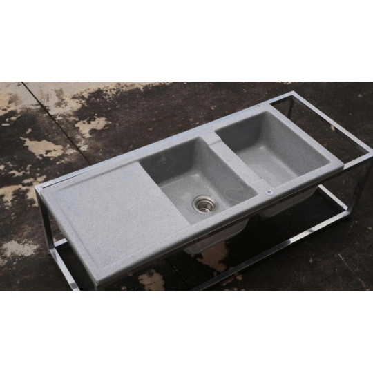 Chậu Đá Tối Giản Hikari – 2 Ngăn Bàn Chờ S2NC-05