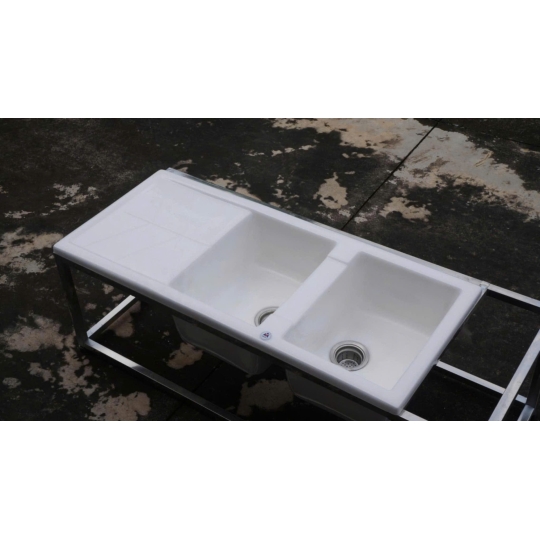 Chậu Đá Tối Giản Hikari – 2 Ngăn Bàn Chờ S2NC-05