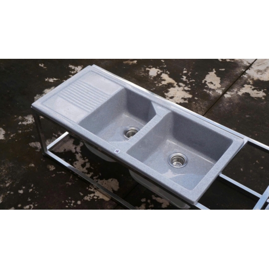 Chậu Rửa 2 Ngăn Sabi Grey – Thẩm Mỹ Wabi-Sabi S2NC-07