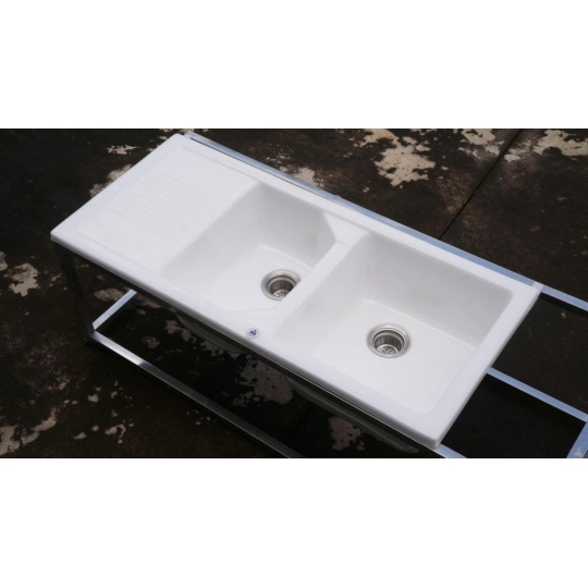 Chậu Rửa 2 Ngăn Sabi Grey – Thẩm Mỹ Wabi-Sabi S2NC-07