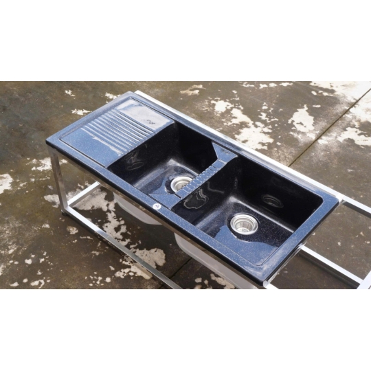 Chậu Rửa 2 Ngăn Sabi Grey – Thẩm Mỹ Wabi-Sabi S2NC-07