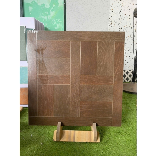 ❄️ Gạch vân gỗ Nordic Light 60x60cm YS 6976 – Thanh thoát phong cách Bắc Âu