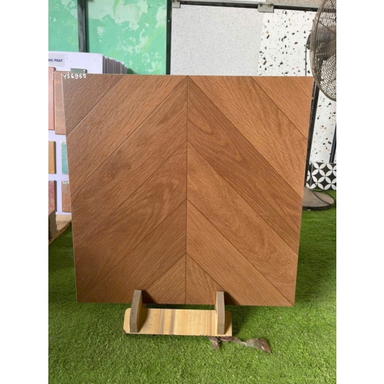 🌿 Gạch vân gỗ Forest Brown 60x60cm YS 6955 – Hơi thở thiên nhiên trong từng không gian