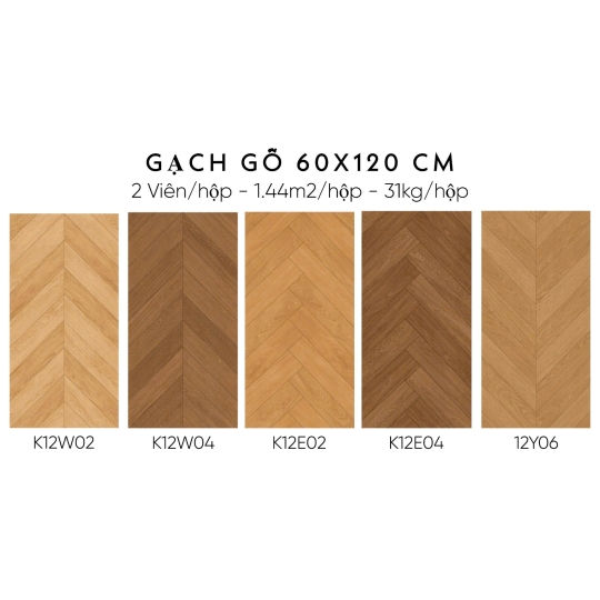 Gạch vân gỗ Antique Walnut 60x120cm K12W02  – Cổ điển sang trọng, chuẩn Indochine