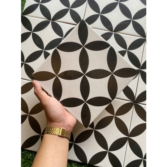 Gạch bông hoa mai đồng tâm 200x200mm GB 132