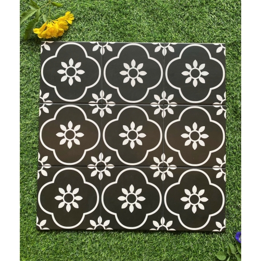 Gạch bông hoa cúc đồng tâm 200x200mm GB 197