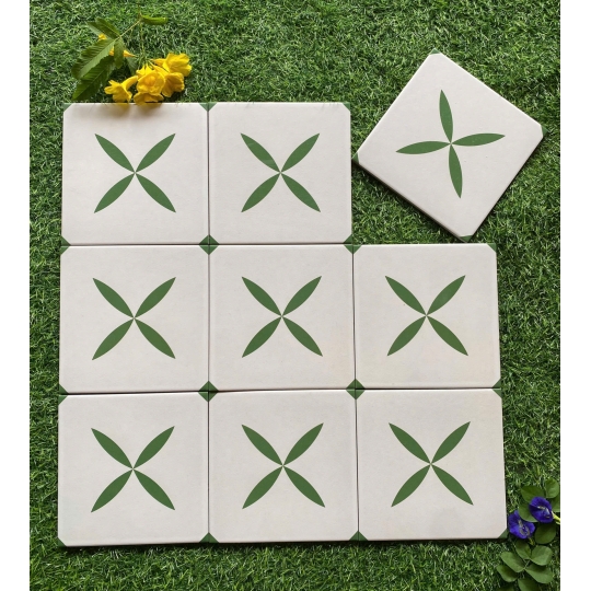 Gạch bông vintage trung tính thanh lịch 200x200mm GB 666