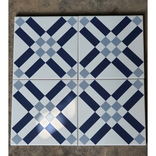 Gạch bông Caro Giao Thoa – BHHOMETILES 200x200mm ADP 18