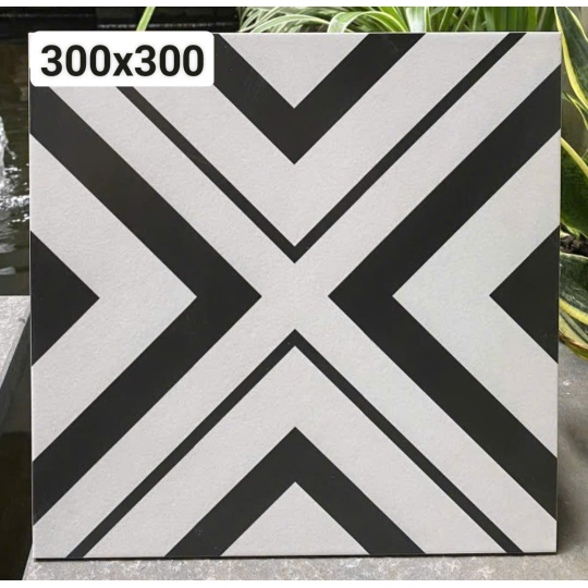 GẠCH BÔNG 300x300mm HÌNH HỌC MF3017 BHHOMETILES– TINH GỌN, CÁ TÍNH, ĐẬM DẤU ẤN NGHỆ THUẬT