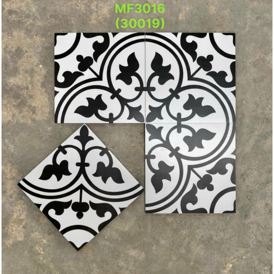 GẠCH BÔNG 300x300mm ADP30019 BHHOMETILES – NGHỆ THUẬT TỈ LỆ & SỰ TƯƠNG PHẢN HOÀN HẢO