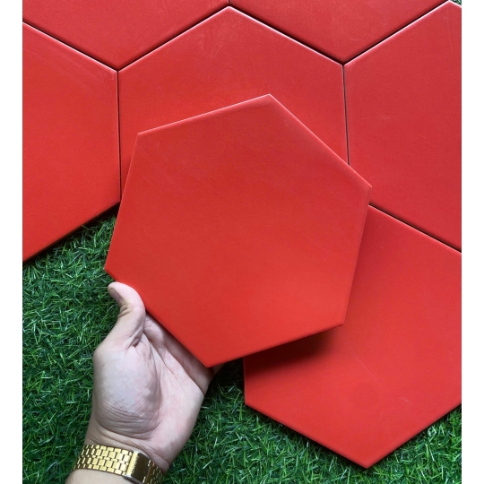 Gạch Lục Giác 20x23cm Màu Đỏ Tươi LG 23205