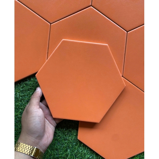 Gạch Lục Giác 20x23cm Màu Cam San Hô LG 23203